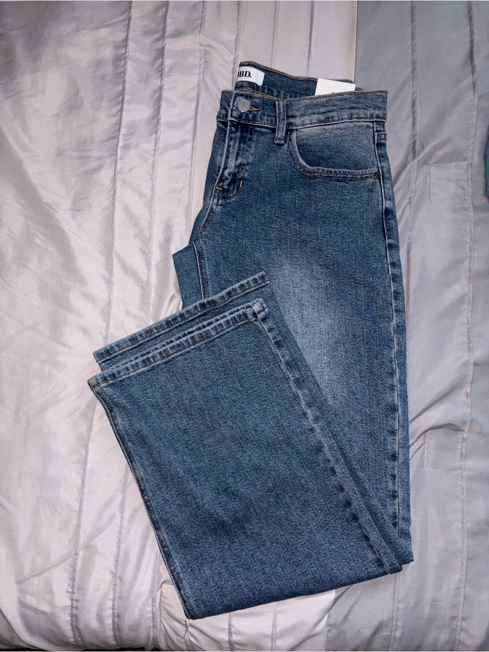 Just Black High-Rise Blue Wash Jeans